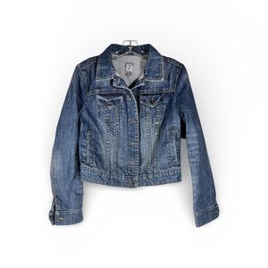 Blue Denim Short Jacket Women’s Medium